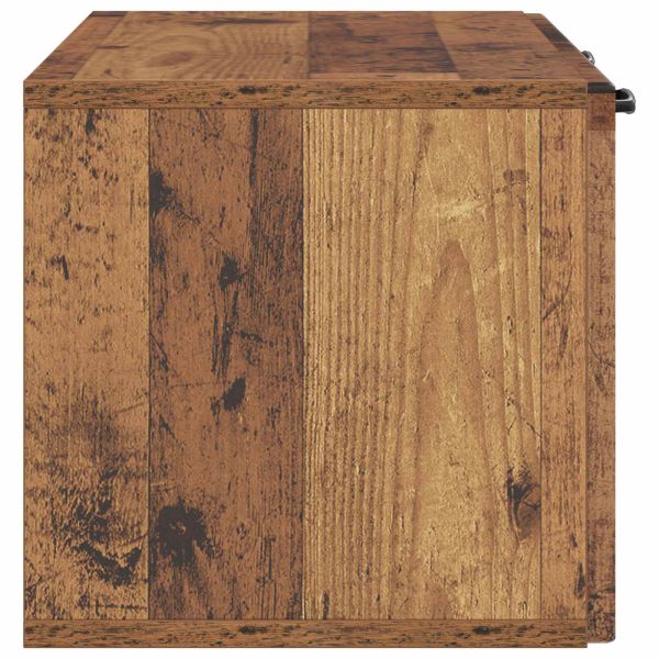 Стенно монтиран ТВ шкаф Старо дърво 78,5 x 31 x 30 см