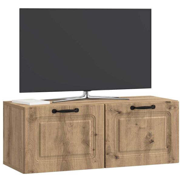 Стенно монтиран ТВ шкаф Дъб артизан 78,5 x 31 x 30 см