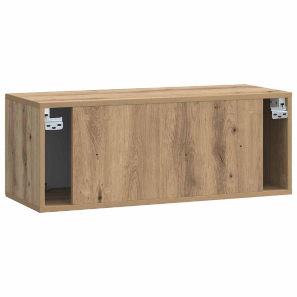Стенно монтиран ТВ шкаф Дъб артизан 78,5 x 31 x 30 см