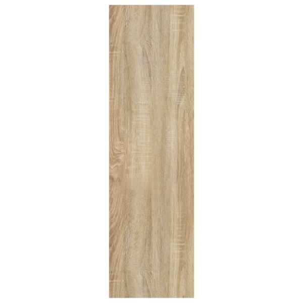 Библиотека/разделител за стая, дъб сонома, 100x30x103 см