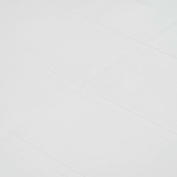 Бистро комплект, 3 части, пластмаса, бял, ратанов вид