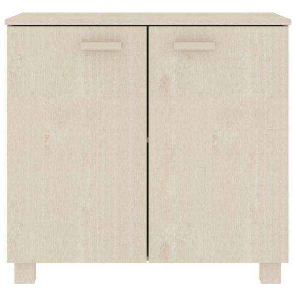 Сайдборд HAMAR, меденокафяв, 85x35x80 см, борово дърво масив