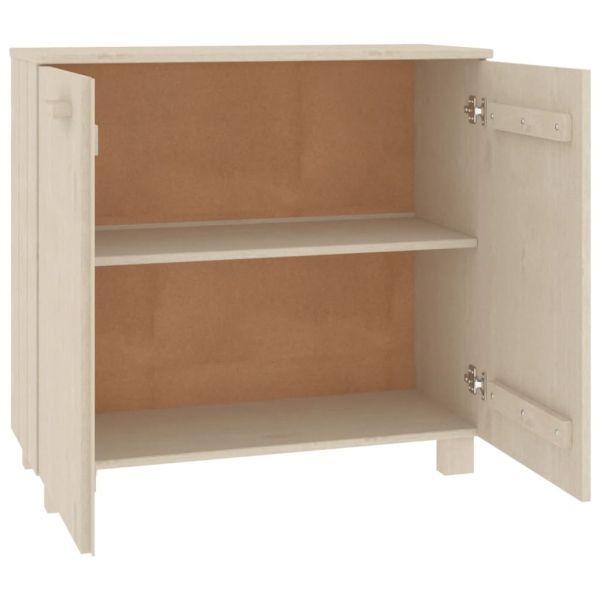 Сайдборд HAMAR, меденокафяв, 85x35x80 см, борово дърво масив