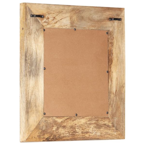Ръчно резбовано огледало, 50x50x2,5 см, мангово дърво масив