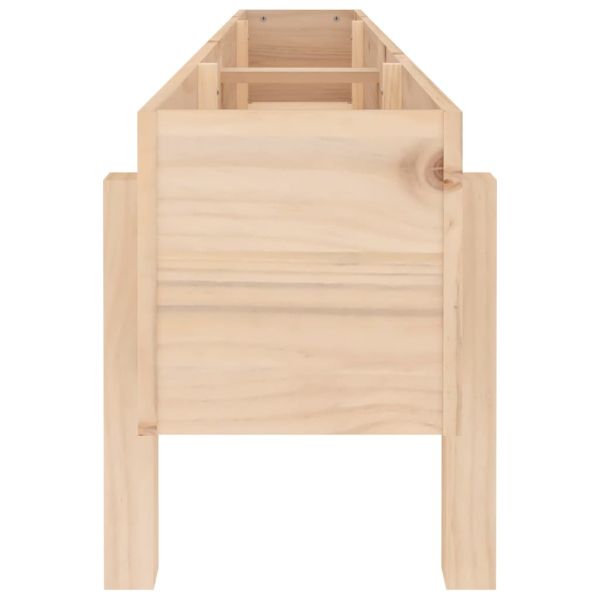 Градинско повдигнато легло, 160x30x38 см, бор масив