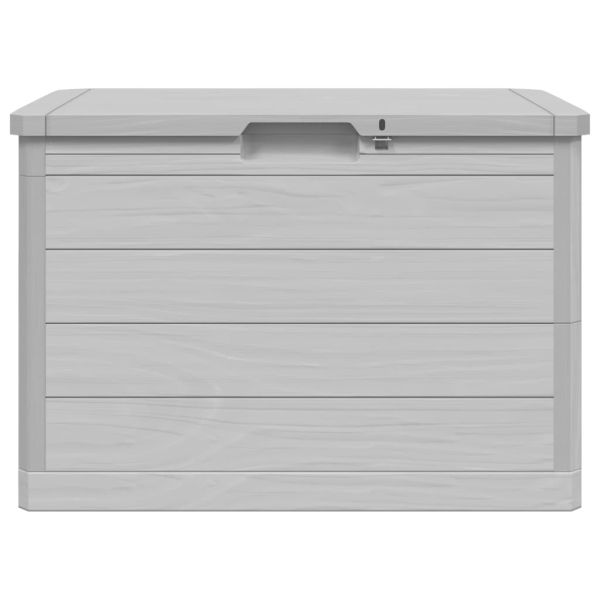 Градинска ракла, сив, 77,5x44,5x53 см, полипропилен