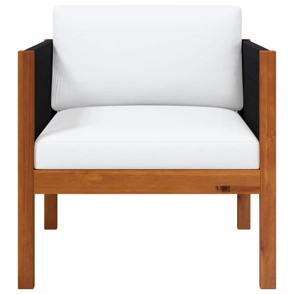 Градински столове, 2 бр, акациево дърво масив