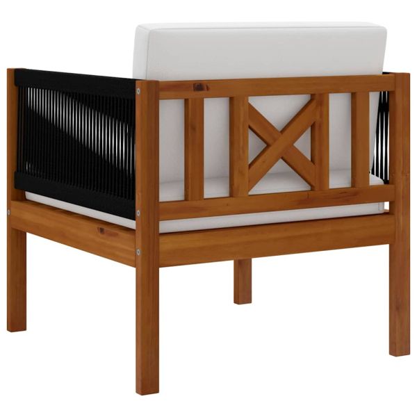 Градински столове, 2 бр, акациево дърво масив