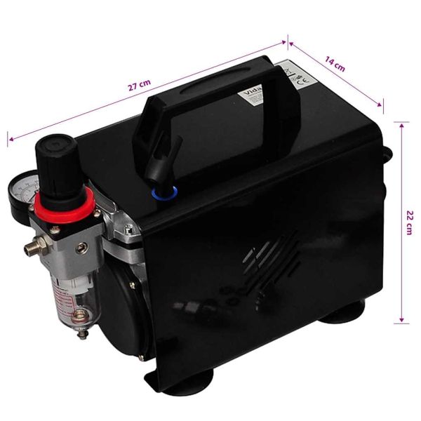 Комплект аерограф и компресор с 3 пистолета