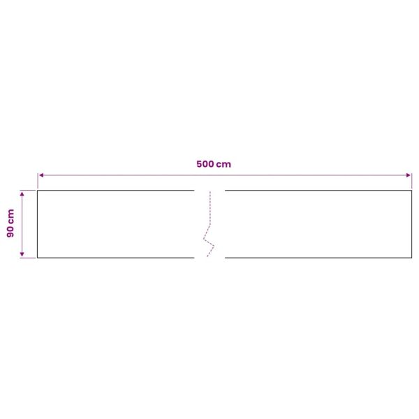 Самозалепващо фолио за мебели 2 бр бели 500х90 см PVC