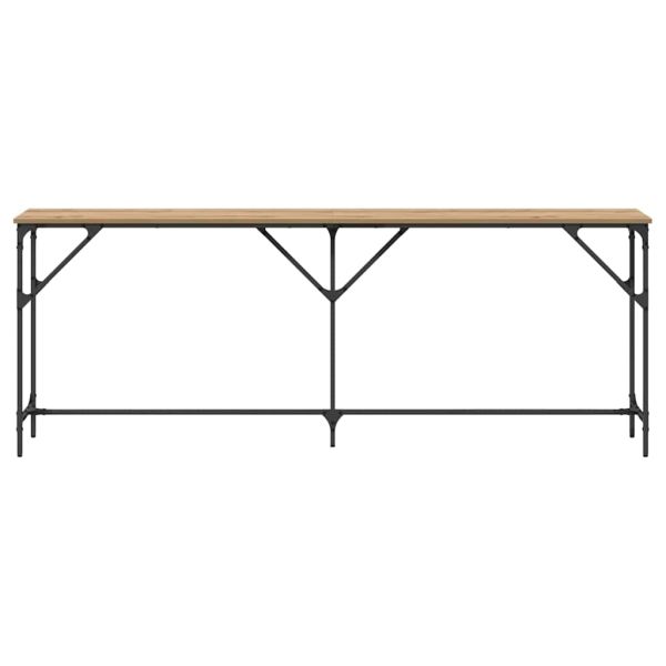 Конзолна маса дъб артизан 200 x 29 x 75 cm