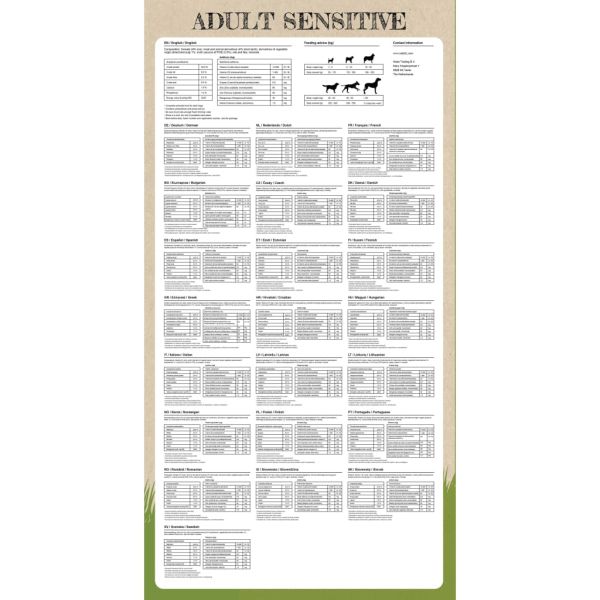 Премиум храна за кучета Adult Sensitive Lamb &amp; Rice 15 кг