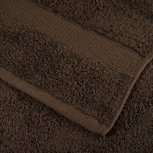 Премиум хавлиени кърпи SOLUND 2 бр кафяви 100x150см 600 gsm