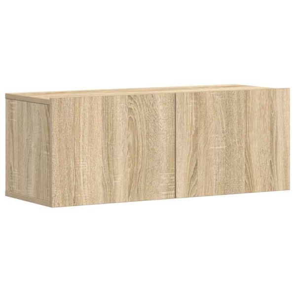 Комплект ТВ шкафове от 5 части, дъб сонома, инженерно дърво