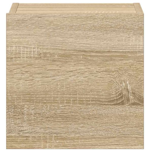 Комплект ТВ шкафове от 5 части, дъб сонома, инженерно дърво