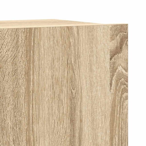 Комплект ТВ шкафове от 4 части, дъб сонома, инженерно дърво