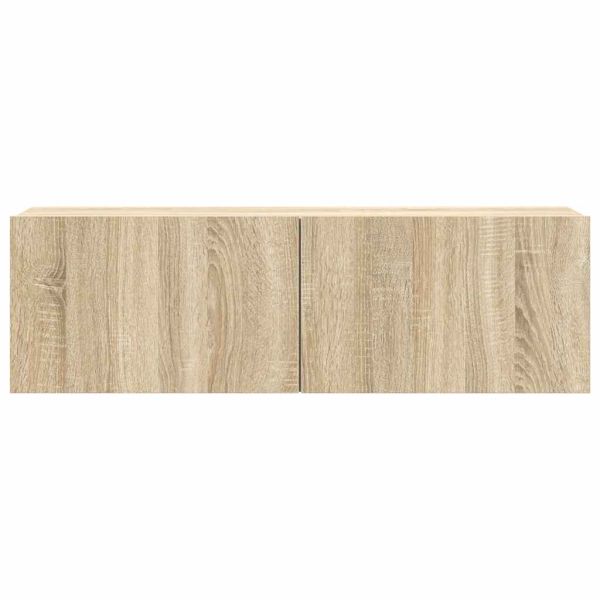 Комплект ТВ шкафове от 6 части, дъб сонома, инженерно дърво