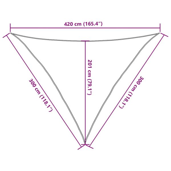 Платно-сенник, 160 г/м², таупе, 3x3x4,2 м, HDPE