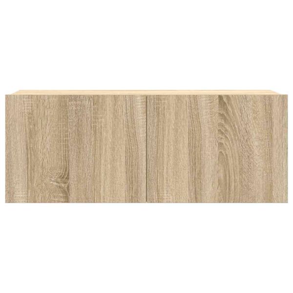 Комплект ТВ шкафове от 5 части, сонома дъб, инженерно дърво