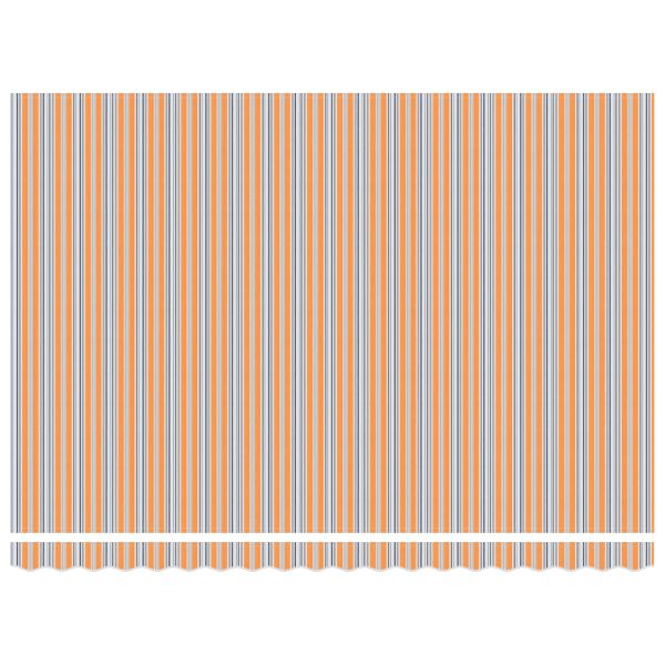 Сгъваем навес Многоцветен 450 ×350 cm текстил