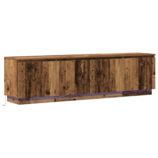 ТВ шкаф Старо дърво 180 x 38 x 49 см Инженерно дърво