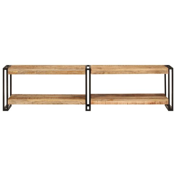 ТВ шкаф, 160x30x40 см, мангово дърво масив