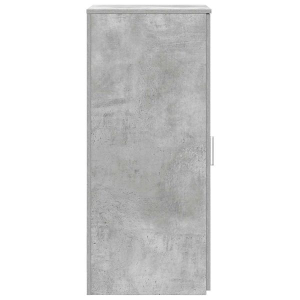 Шкаф за съхранение бетонно сив 40x45x103,5 cm инженерно дърво