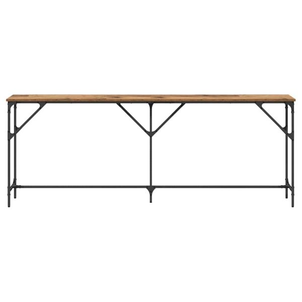 Конзолна маса Старо дърво 200 x 29 x 75 cm