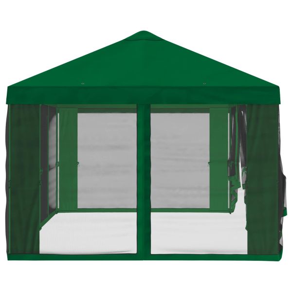 Покривало за беседка с стени Зелено 600,5 x 300,5 см Полиестер