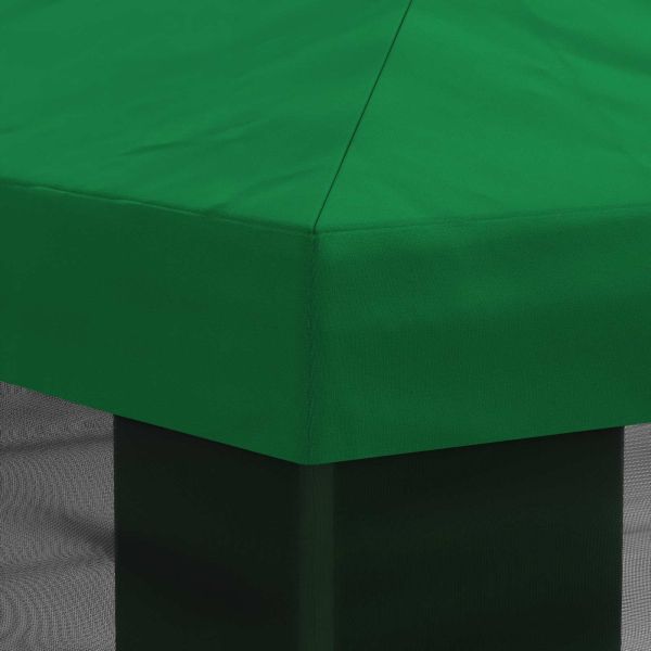Покривало за беседка с стени Зелено 600,5 x 300,5 см Полиестер