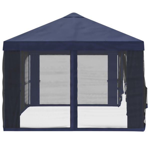Покривало за беседка с стени Синьо 600,5 x 300,5 см Полиестер