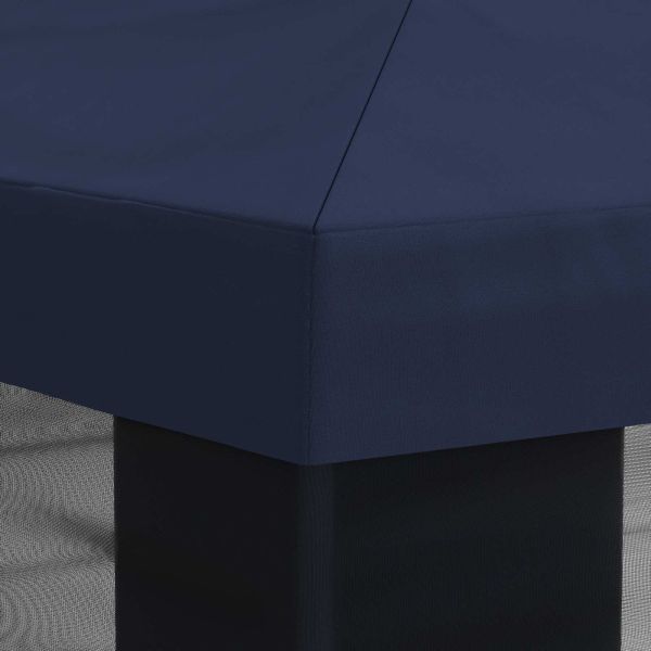 Покривало за беседка с стени Синьо 600,5 x 300,5 см Полиестер