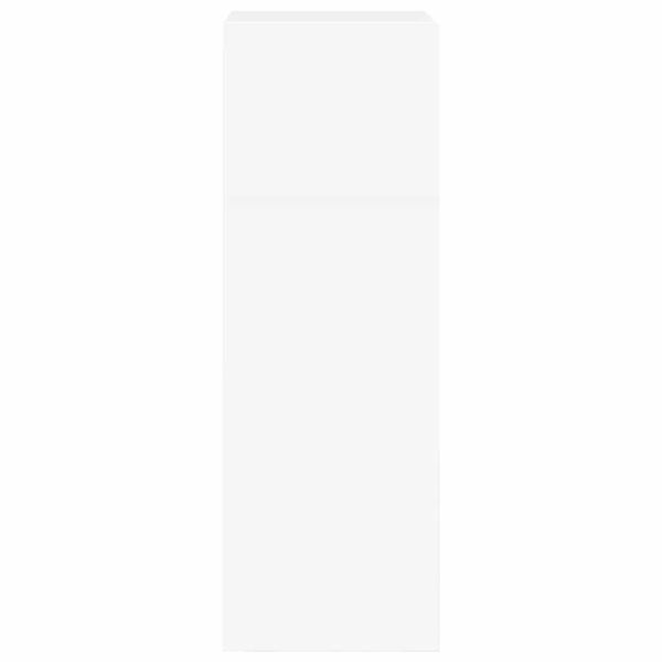 Комплект ТВ шкафове от 5 части инженерно дърво Бял гланц