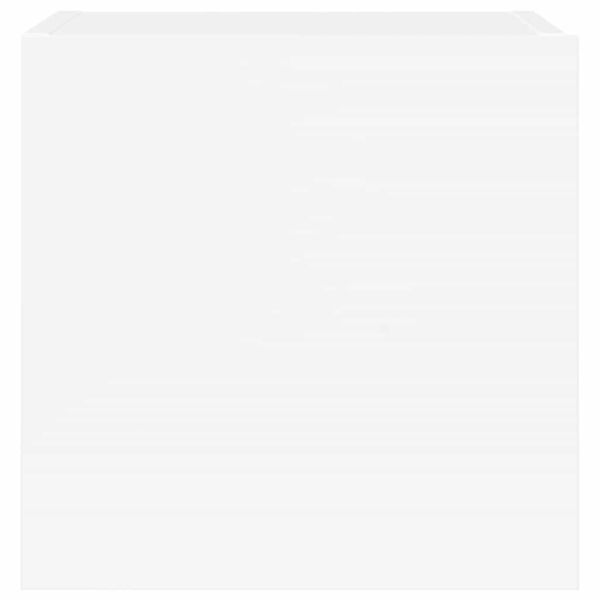 Комплект ТВ шкафове от 5 части инженерно дърво Бял гланц