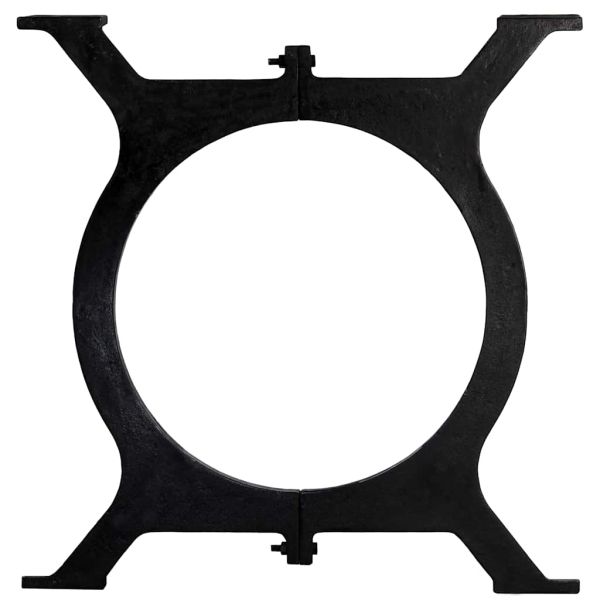 Крака за трапезна маса, 2 бр, O-образни, чугун