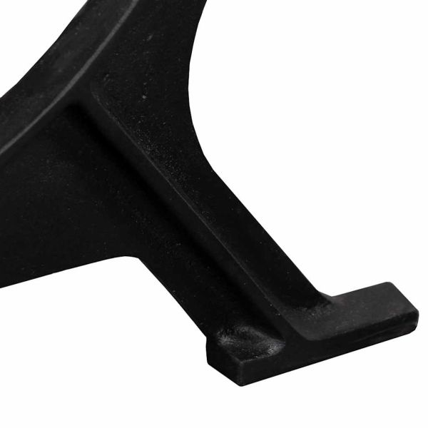 Крака за трапезна маса, 2 бр, O-образни, чугун