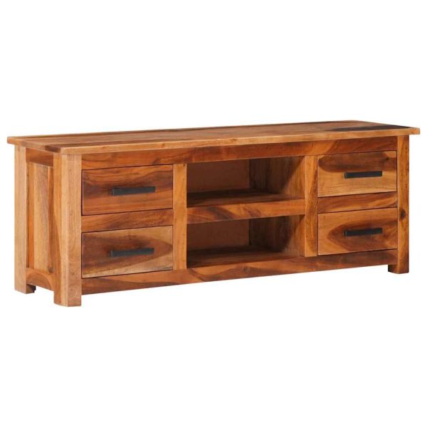 ТВ шкаф, 110x30x40 cм, дърво масив
