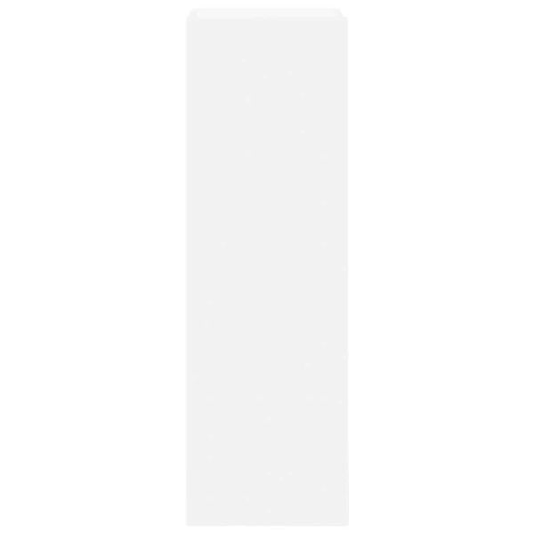 Комплект ТВ шкафове от 6 части, бял, инженерно дърво