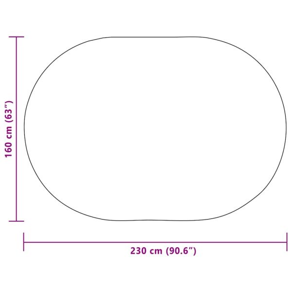 Килим ZIZUR Крем 230 x 160 см Полипропилен