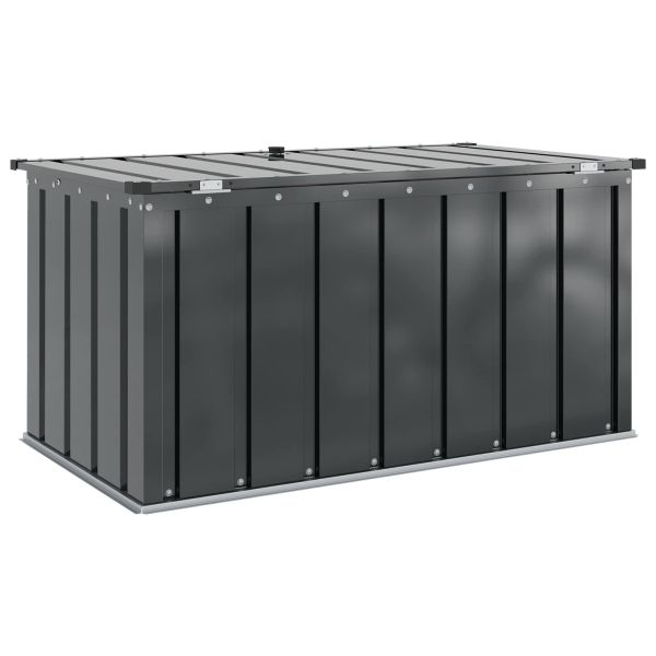 Кутия за съхранение в градината Черно 101 x 56,5 x 50 см