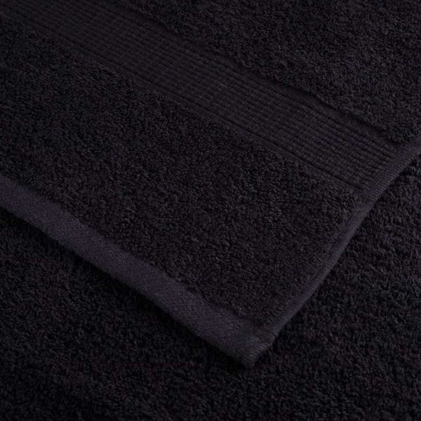 Хавлия за гости SOLUND 10 pcs Черно 15 x 21 cm 550 gsm
