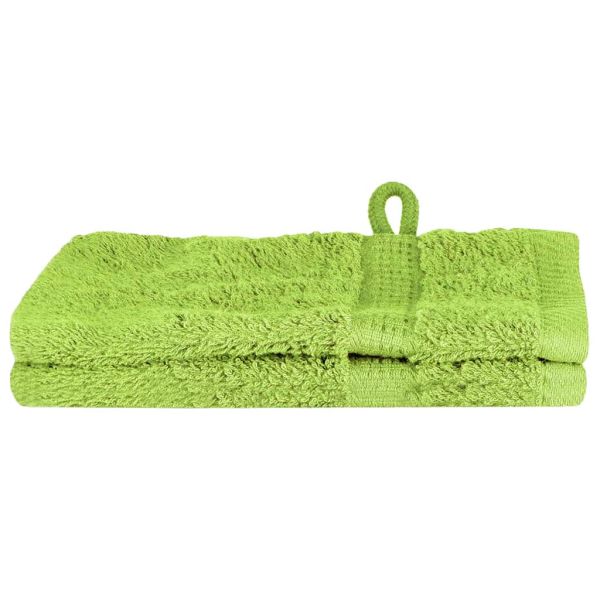 Хавлия за гости SOLUND 2 pcs Зелен 15 x 21 cm 550 gsm