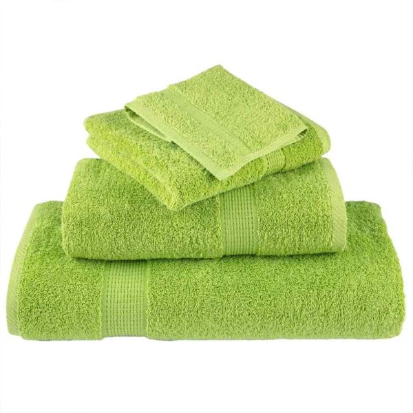 Хавлия за гости SOLUND 2 pcs Зелен 15 x 21 cm 550 gsm