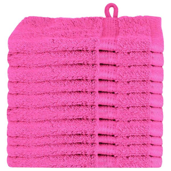 Хавлия за гости SOLUND 10 pcs Розово 15 x 21 cm 550 gsm