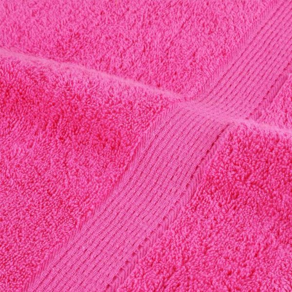 Хавлия за гости SOLUND 10 pcs Розово 15 x 21 cm 550 gsm