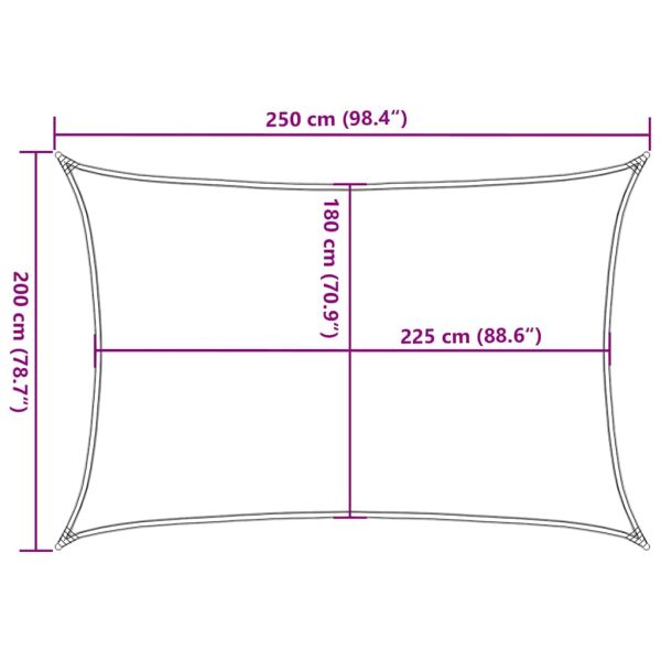 Платно-сенник, 160 г/м², таупе, 2x2,5 м, HDPE
