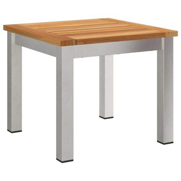 Комплект за хранене в градината 3 pcs Солидно акациево дърво