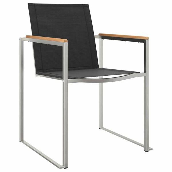 Комплект за хранене в градината 3 pcs Солидно тиково дърво