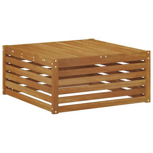 Комплект дивани за открито 9 pcs Натурален и Бежов