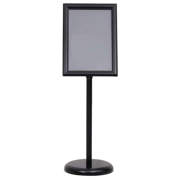 Стойки за плакати 2 pcs Черно 45 x 32,7 x 108 см Алуминий